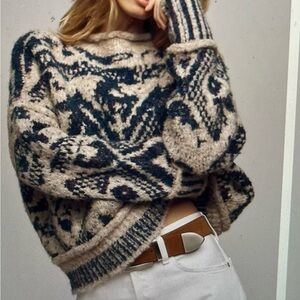 Anthropologie Pilcro relaxed roll neck sweater size small